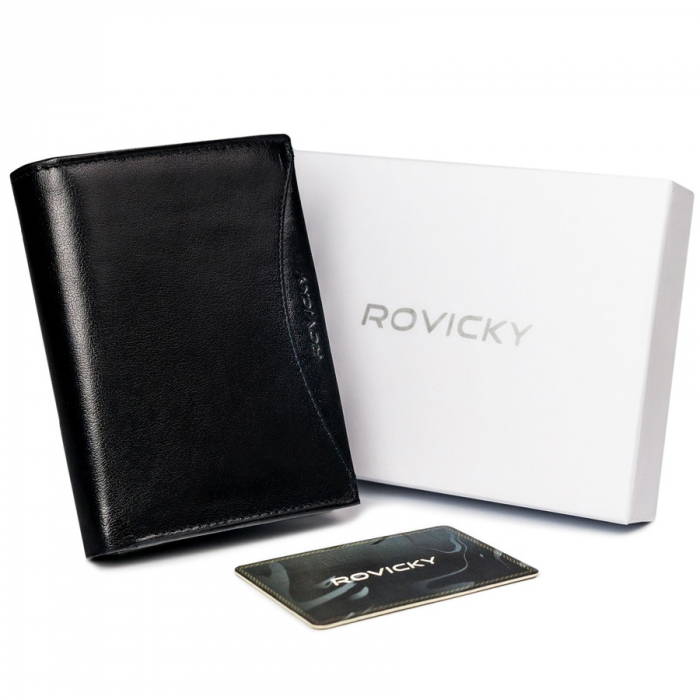 Portofel barbati din piele naturala Rovicky PTR-1537-03-BOR-1232 [1]