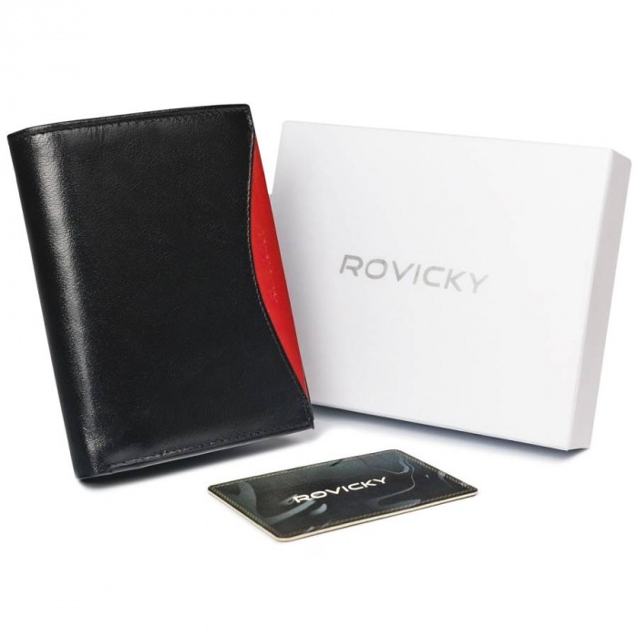 Portofel barbati din piele naturala Rovicky PTR-1541-03-BOR-1287 [1]