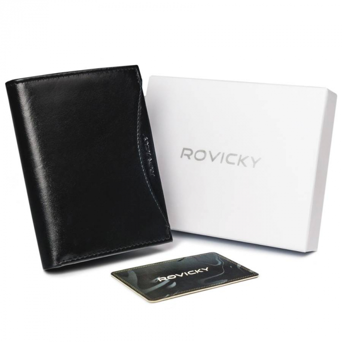 Portofel barbati din piele naturala Rovicky PTR-1541-03-BOR-1294 [1]