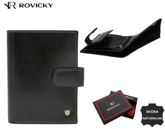 Portofel barbati din piele naturala Rovicky PTR-22314L-RVT-2961 [4]