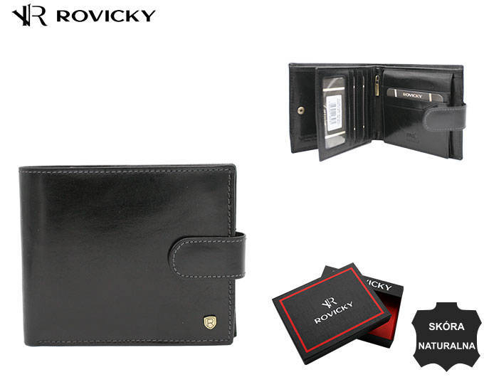 Portofel barbati din piele naturala Rovicky PTR-22323L-RVT-3081 [13]