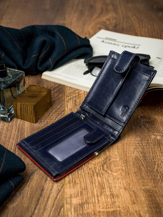 Portofel barbati din piele naturala Rovicky PTR-324L-RBA-D [5]