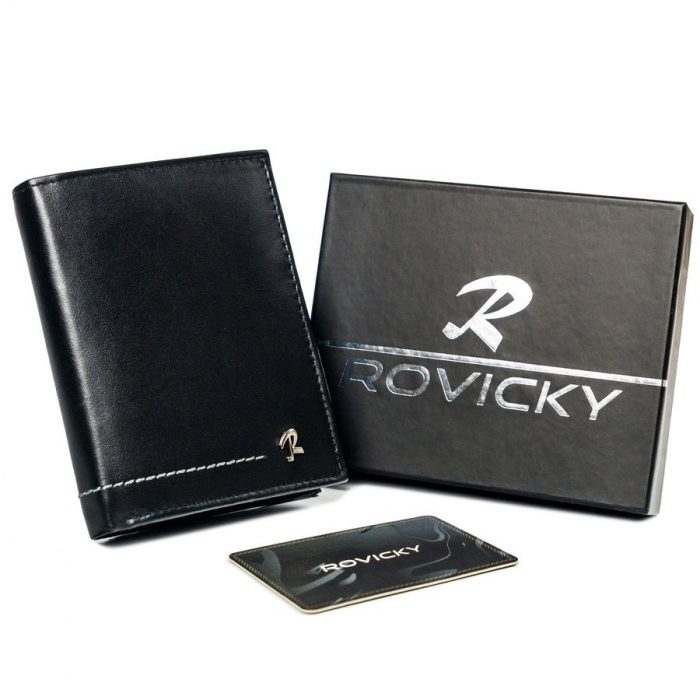 Portofel barbati din piele naturala Rovicky PTR-N4-CMC [1]