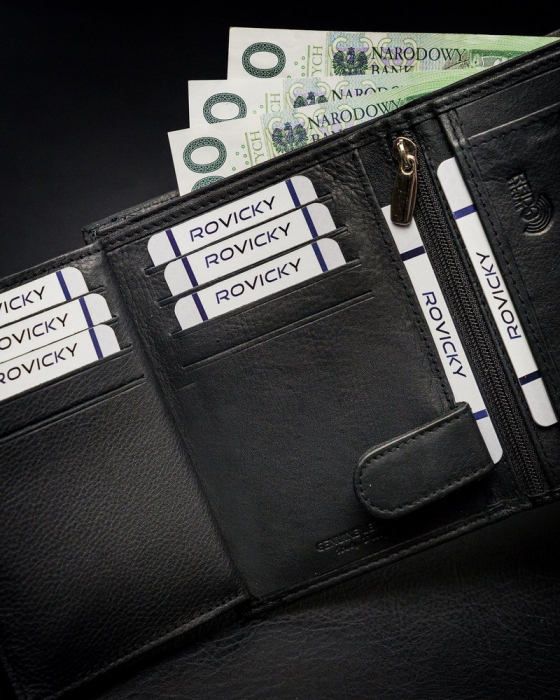 Portofel barbati din piele naturala Rovicky PTR-N4-PZ-CCR-RFID [11]