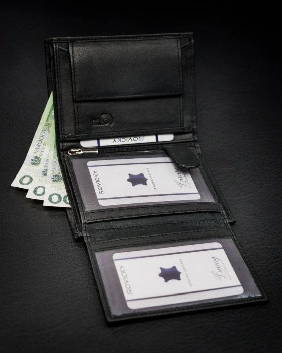 Portofel barbati din piele naturala Rovicky PTR-N4-PZ-CCR-RFID [8]