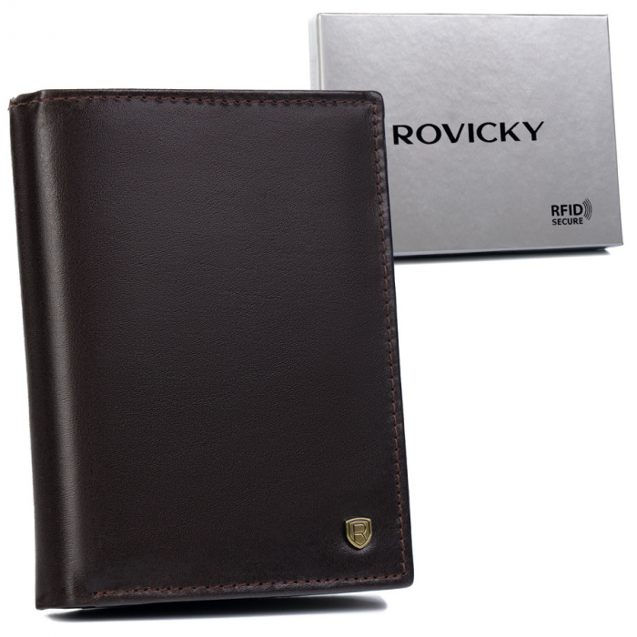 Portofel barbati din piele naturala Rovicky PTR-N4-RVT-3135 [1]