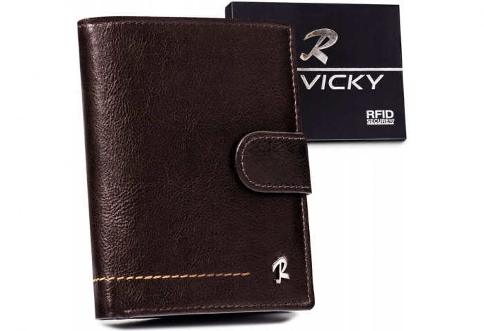 Portofel barbati din piele naturala Rovicky PTR-N4L-CMC [1]