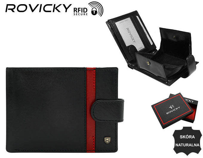 Portofel barbati din piele naturala Rovicky PTR-N61L-RVTP-3043 [13]