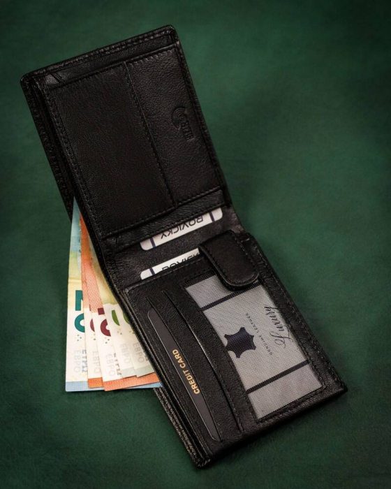Portofel barbati din piele naturala Rovicky PTR-R-N992-GAT-8946 [7]