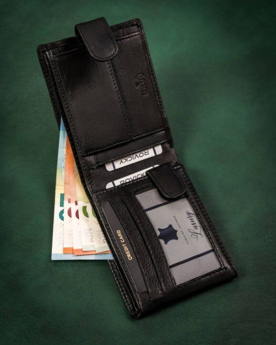 Portofel barbati din piele naturala Rovicky PTR-R-N992L-GAT-8960 [7]