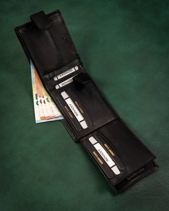 Portofel barbati din piele naturala Rovicky PTR-R-N992L-GAT-8960 [9]