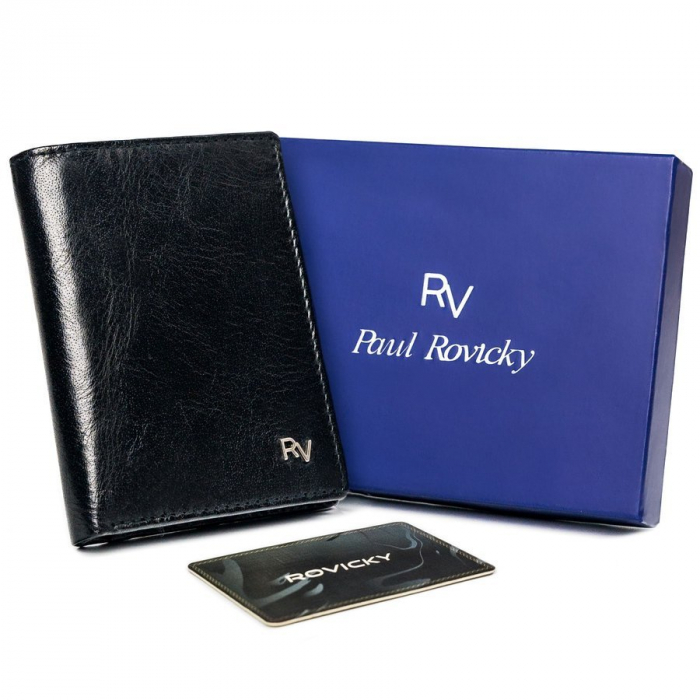 Portofel barbati din piele naturala Rovicky PTR-RV-7680056-9-8688 BL [1]
