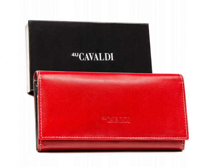 Portofel dama din piele naturala Cavaldi PTR-RD-23-GCL-6172 RE-M [2]
