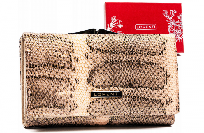 Portofel dama din piele naturala Lorenti PTR-55020-SK-3658 [1]