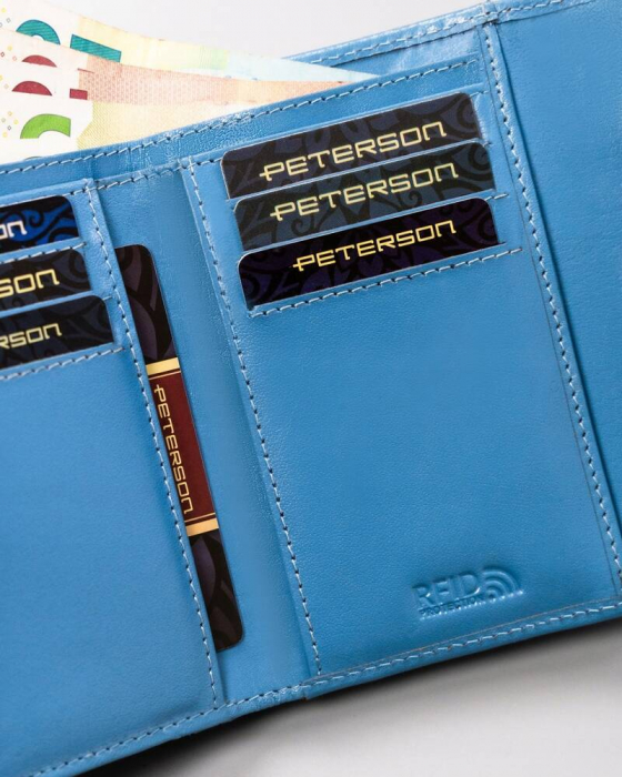 Portofel dama din piele naturala Peterson PTR-PTN 116-BO-7932 [8]
