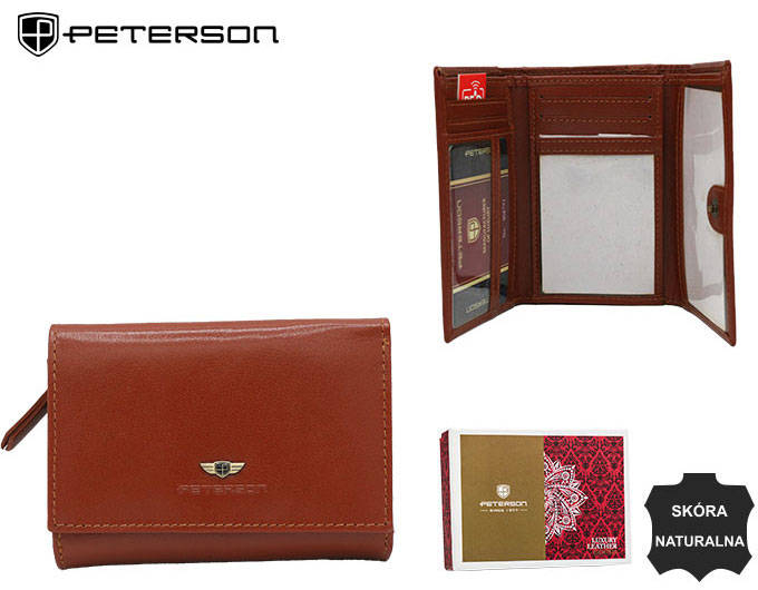 Portofel dama din piele naturala Peterson PTR-PTN 247-BO-8045 TA [11]