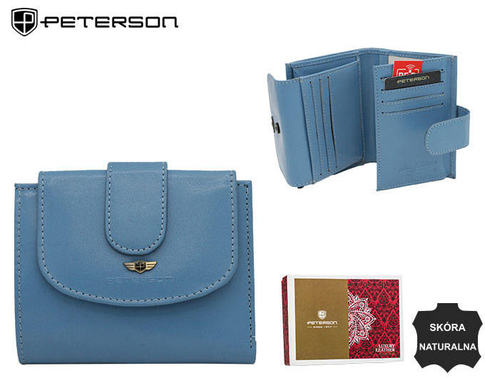 Portofel dama din piele naturala Peterson PTR-PTN 2516-BO-7963 [4]