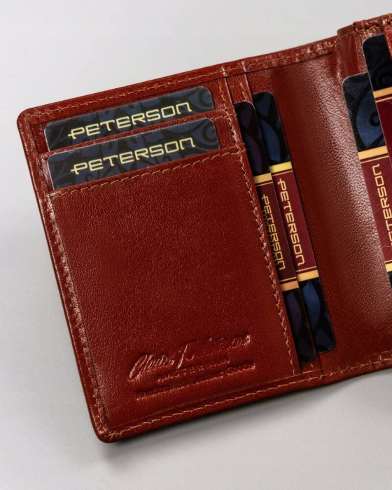 Portofel dama din piele naturala Peterson PTR-PTN 2517-BO-7833 TA [7]