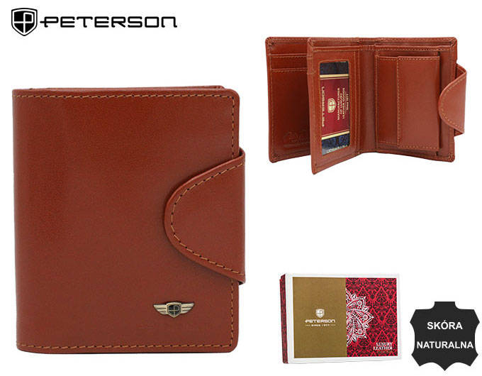 Portofel dama din piele naturala Peterson PTR-PTN 2517-BO-7833 TA [10]