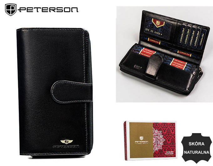 Portofel dama din piele naturala Peterson PTR-PTN 2519-BO-6723 [10]
