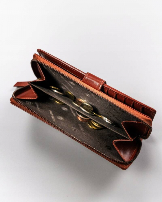 Portofel dama din piele naturala Peterson PTR-PTN 2519-BO-7802 TA [9]
