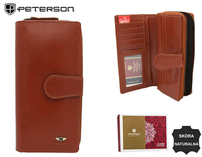 Portofel dama din piele naturala Peterson PTR-PTN 2519-BO-7802 TA [11]