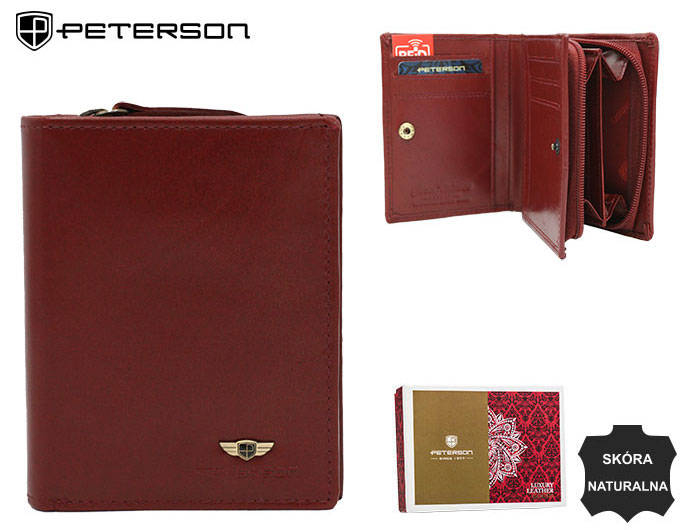 Portofel dama din piele naturala Peterson PTR-PTN 2549-BO-8007 WIN [12]