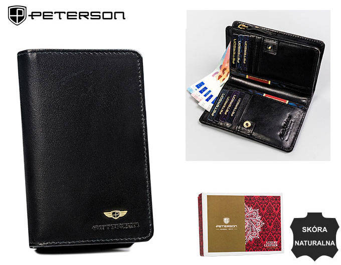 Portofel dama din piele naturala Peterson PTR-PTN 2550-BO-6747 [10]