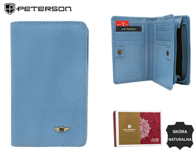 Portofel dama din piele naturala Peterson PTR-PTN 2550-BO-7840 [11]