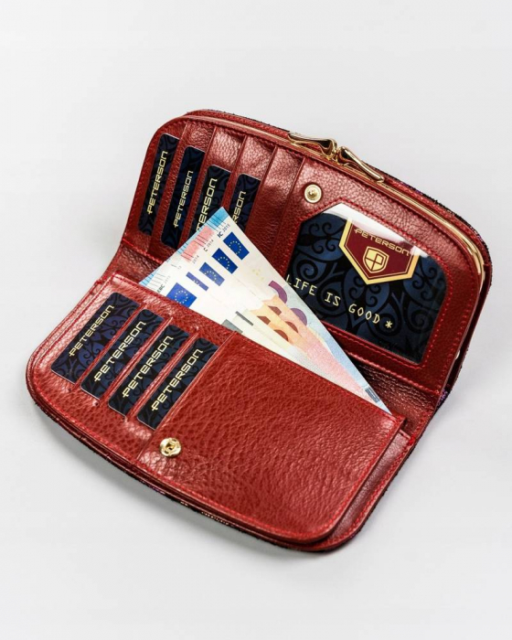 Portofel dama din piele naturala Peterson PTR-PTN 42123-MD [8]
