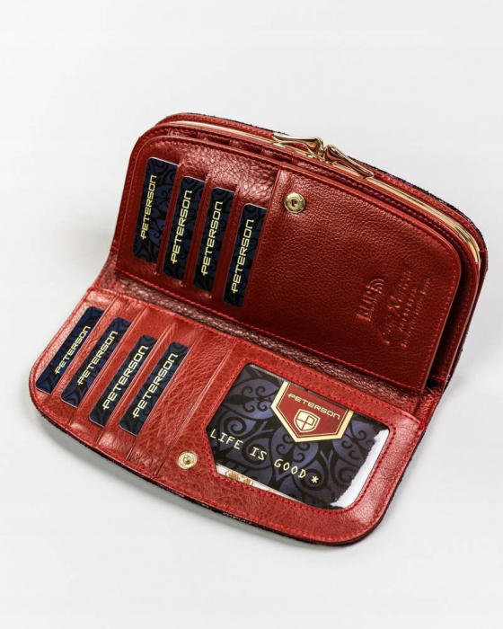 Portofel dama din piele naturala Peterson PTR-PTN 42123-MD [6]