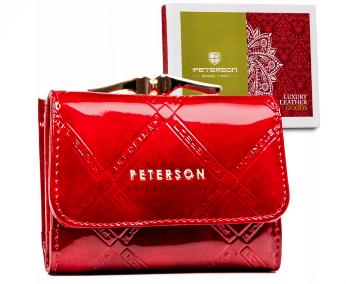 Portofel dama din piele naturala Peterson PTR-PTN 55287-PLT-6364 R [1]