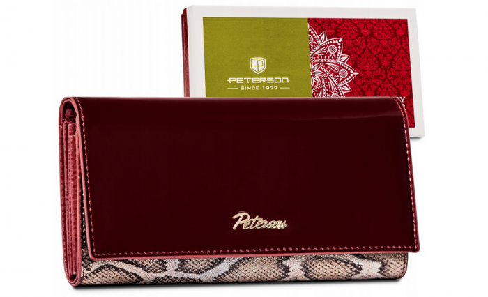 Portofel dama din piele naturala Peterson PTR-PTN BS-467-4668 SN/R [1]