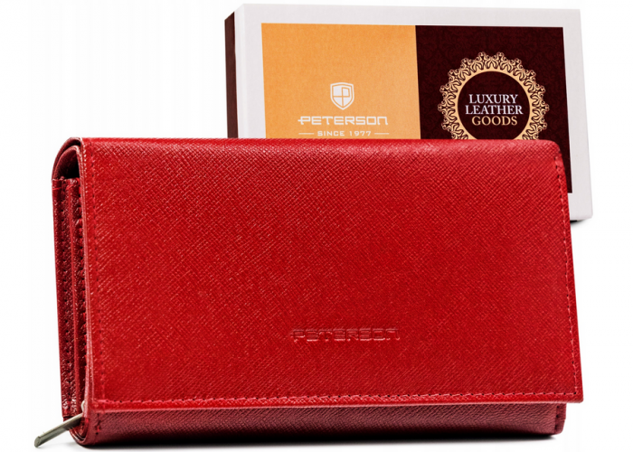 Portofel dama din piele naturala Peterson PTR-PTN RD-21-GCLS [1]