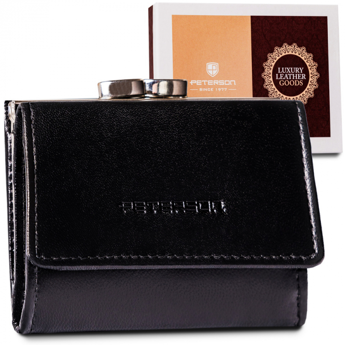 Portofel dama din piele naturala Peterson PTR-PTN RD-25-GCL [1]