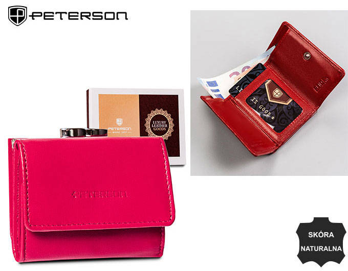 Portofel dama din piele naturala Peterson PTR-PTN RD-25-GCL-8749 [9]