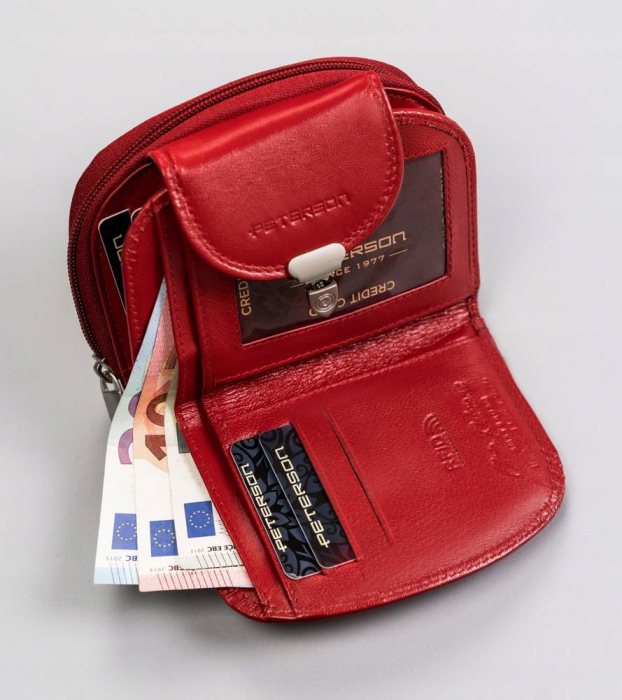 Portofel dama din piele naturala Peterson PTR-PTN RD-28-GCL [5]