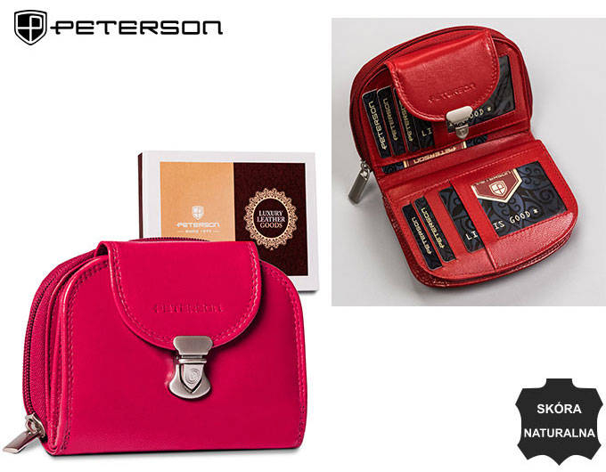 Portofel dama din piele naturala Peterson PTR-PTN RD-28-GCL-8770 M [9]