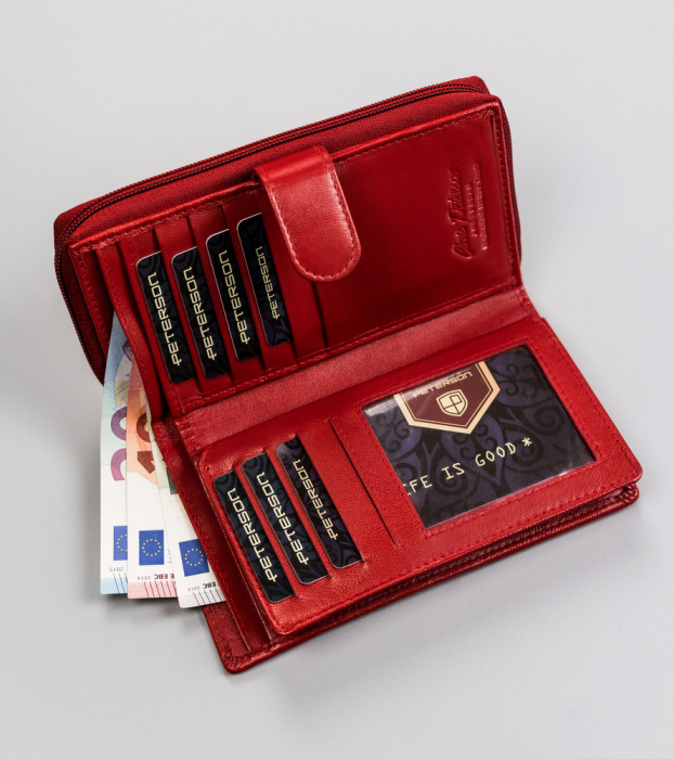 Portofel dama din piele naturala Peterson PTR-PTN RD-42-GCL [8]