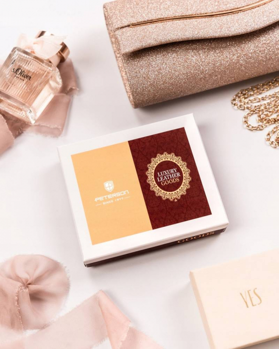 Portofel dama din piele naturala Peterson PTN RD-N08G-MCL-4475 [9]