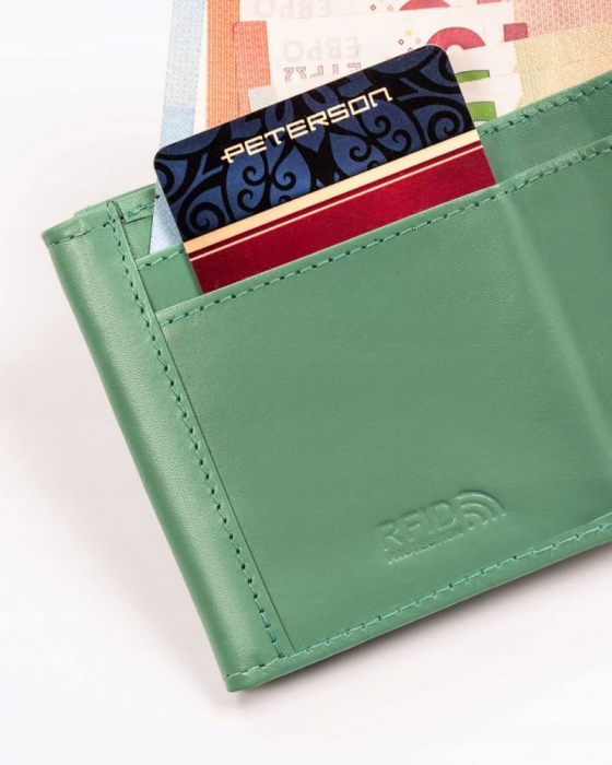 Portofel dama din piele naturala Peterson PTN RD-N08G-MCL-4475 [7]