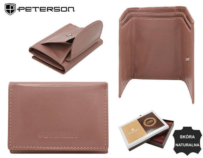 Portofel dama din piele naturala Peterson PTR-PTN RD-SWZX-86-GCL-W [6]