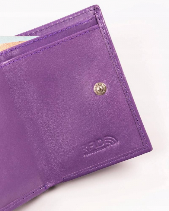 Portofel dama din piele naturala Peterson PTR-PTN RD-SWZX-86-MCL [7]