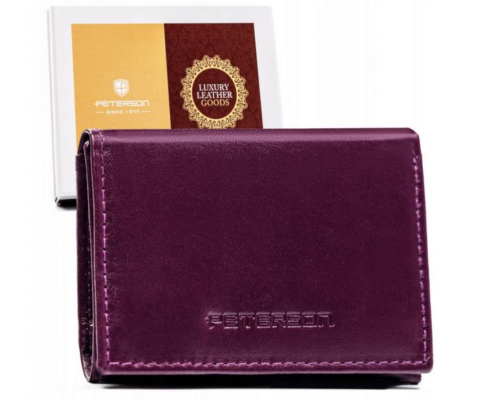 Portofel dama din piele naturala Peterson PTR-PTN RD-SWZX-86-MCL-P [1]