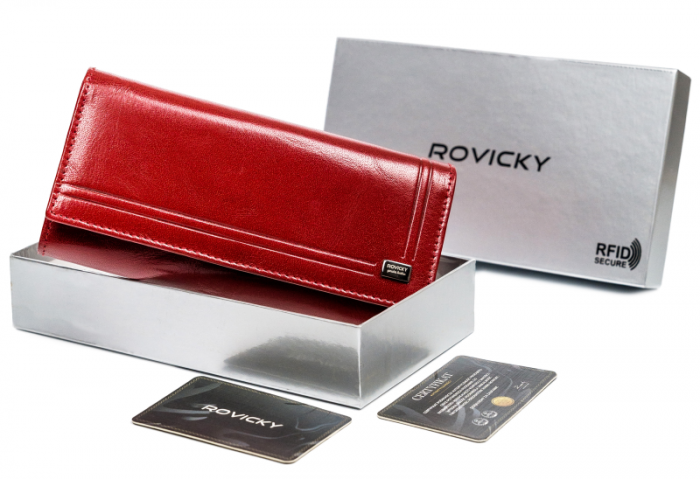 Portofel dama din piele naturala Rovicky PTR-CPR-8787-BAR-6842 RE [1]