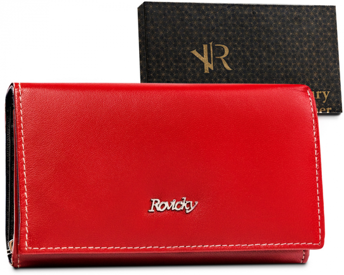 Portofel dama din piele naturala Rovicky PTR-R-RD-21-GCL-3622 RM2 [1]