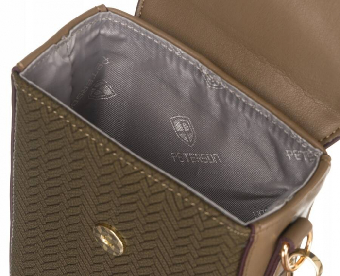 Poșetă mini din piele ecologică - Peterson PTR-PTN M-14-7990 BE [7]