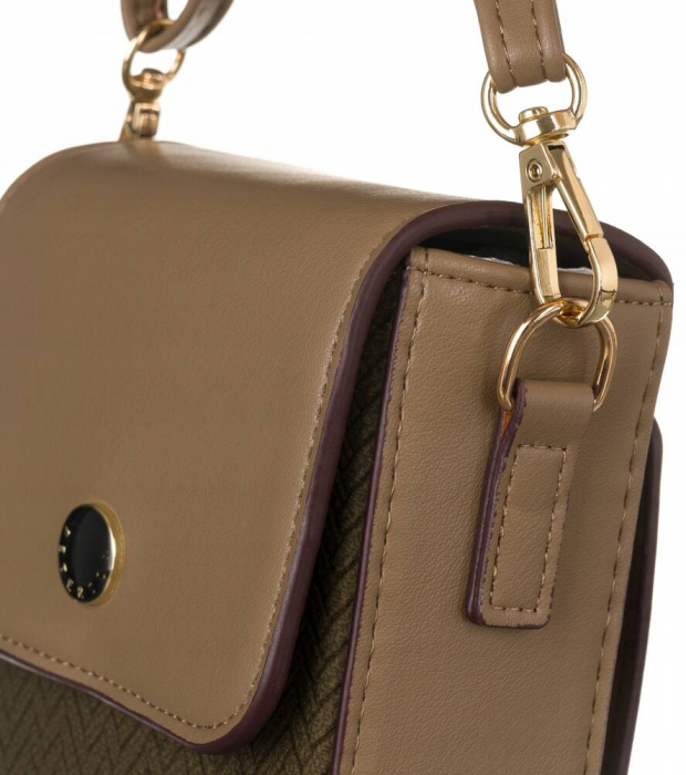 Poșetă mini din piele ecologică - Peterson PTR-PTN M-14-7990 BE [6]