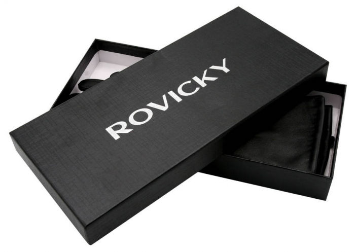 Mănuși cusute din piele de oaie pentru bărbați cu manșetă - Rovicky PTR-R-RMS-04-O-XL CZ [13]