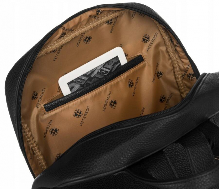 Rucsac incapator de dama din piele ecologica - Peterson PTR-PTN PL-29601-6078 BL [6]